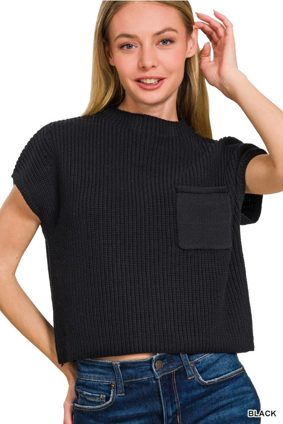 Casey Short Sleeved Sweater