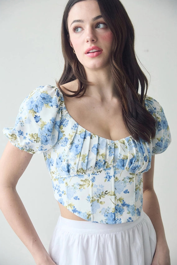 Bethany Corset Crop Top