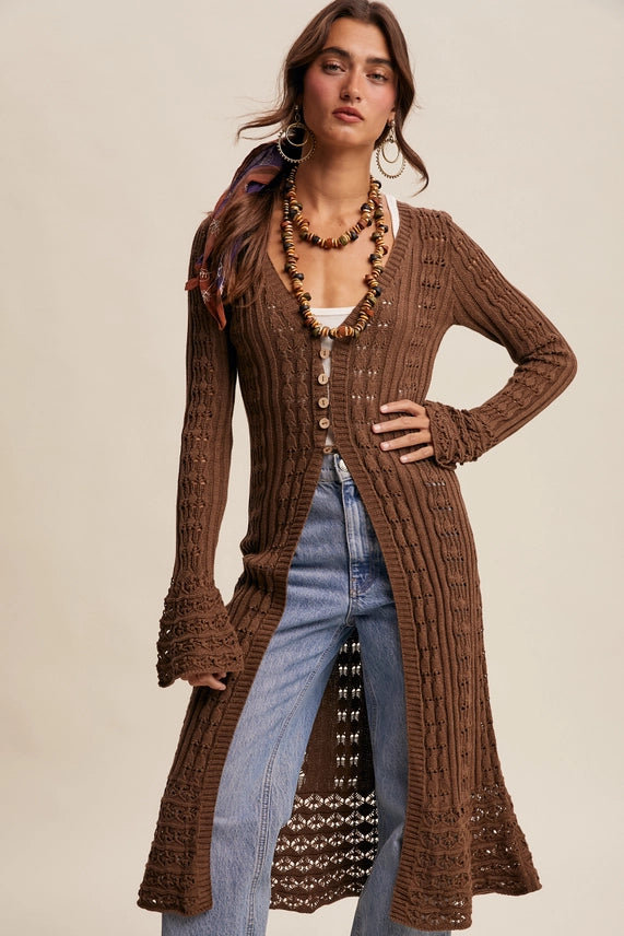Eden Longline Cardigan