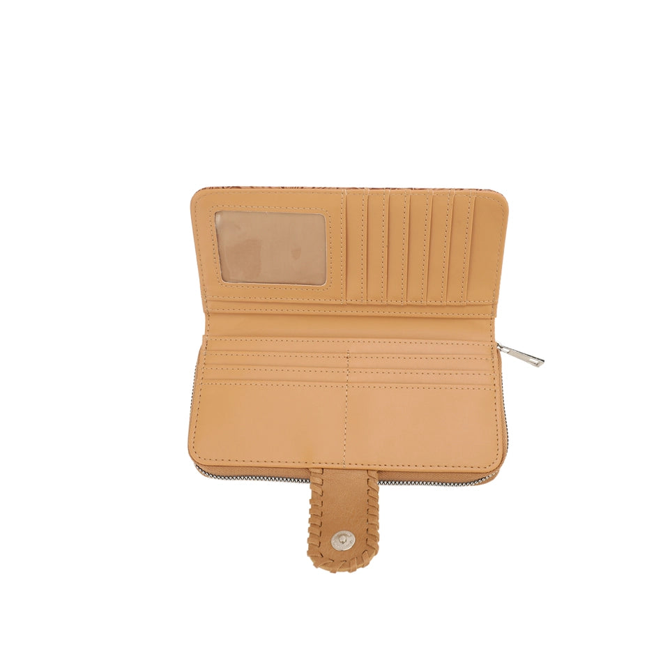 Mia  Embossed Wristlet Wallet
