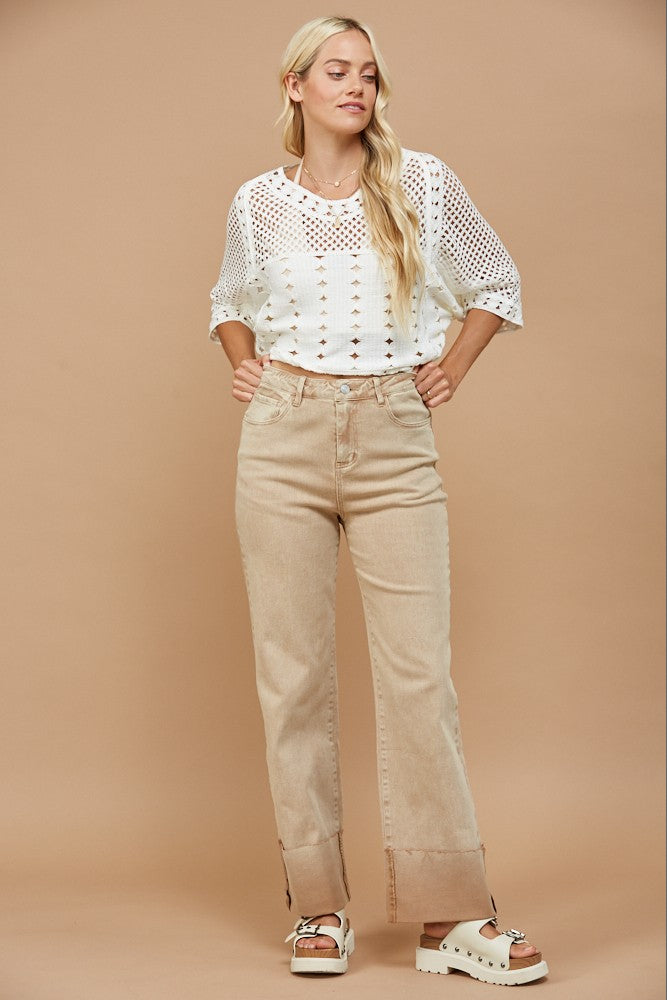 Harmony Cuffed Jeans