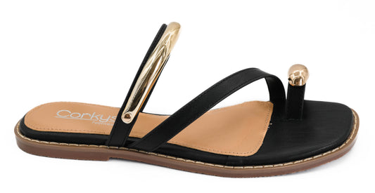 Dirty Looks Toe Ring Sandals