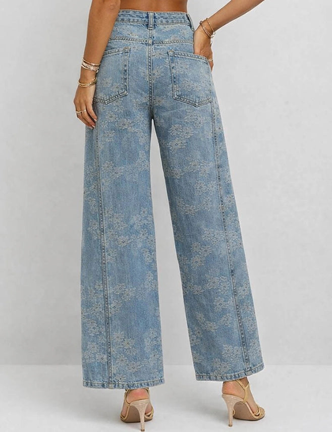 Maggie Floral Jeans