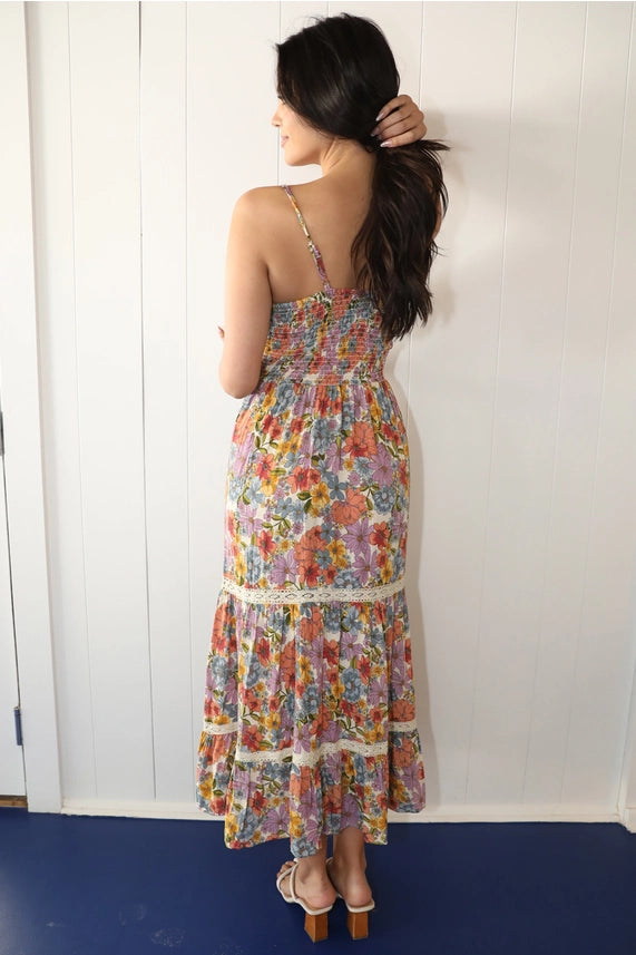 Iris Floral Twist Dress