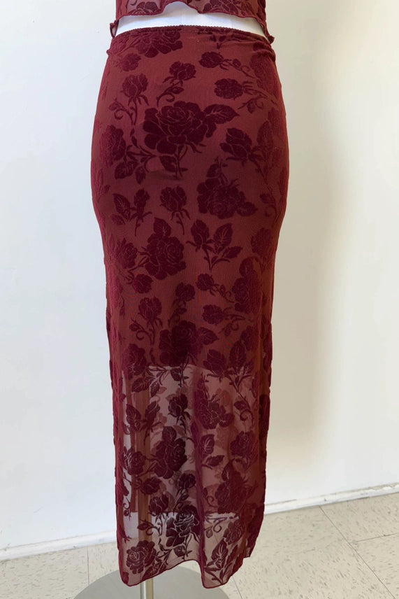 Missy Floral Midi Skirt