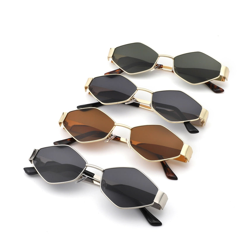 Hexagon Shaped Sunglasses