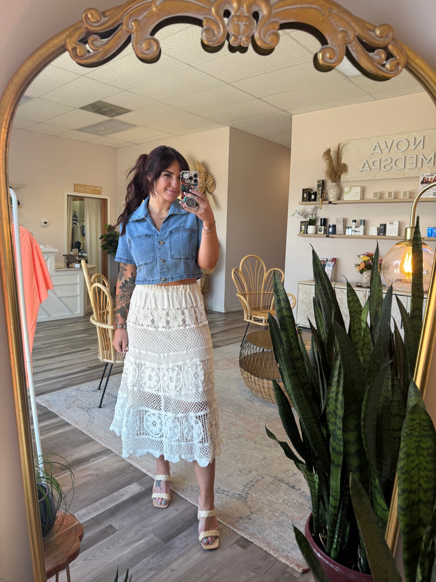 Bailee Crochet Skirt