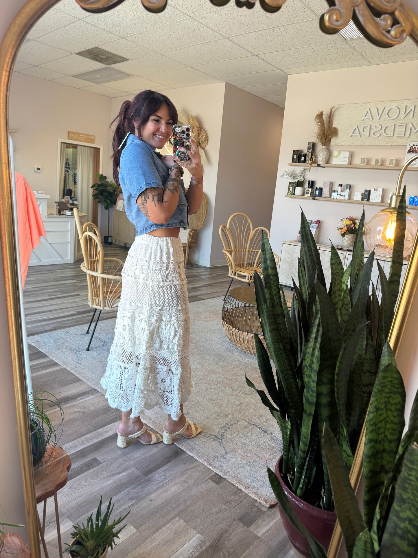 Bailee Crochet Skirt