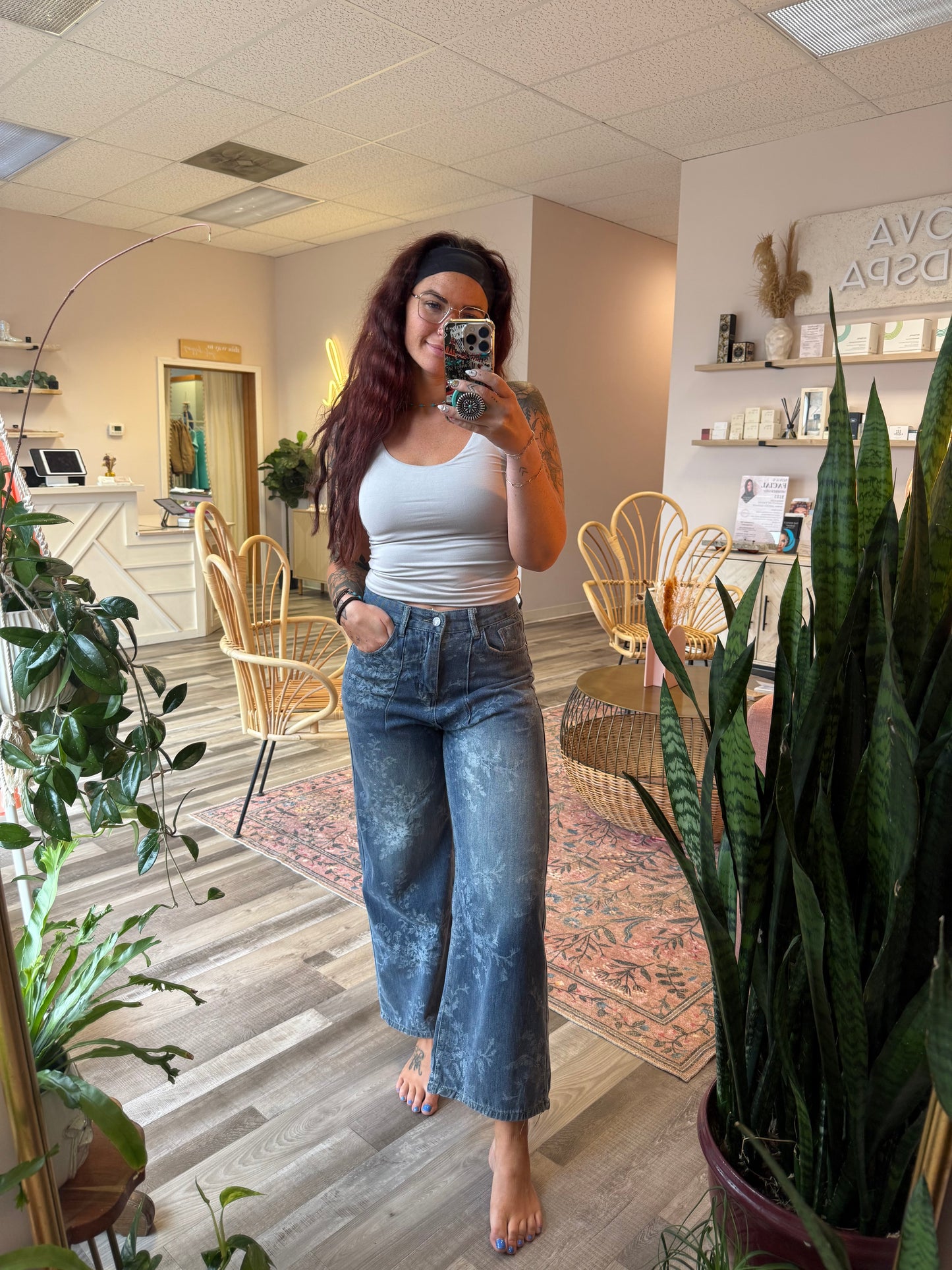 Gia Floral Jeans