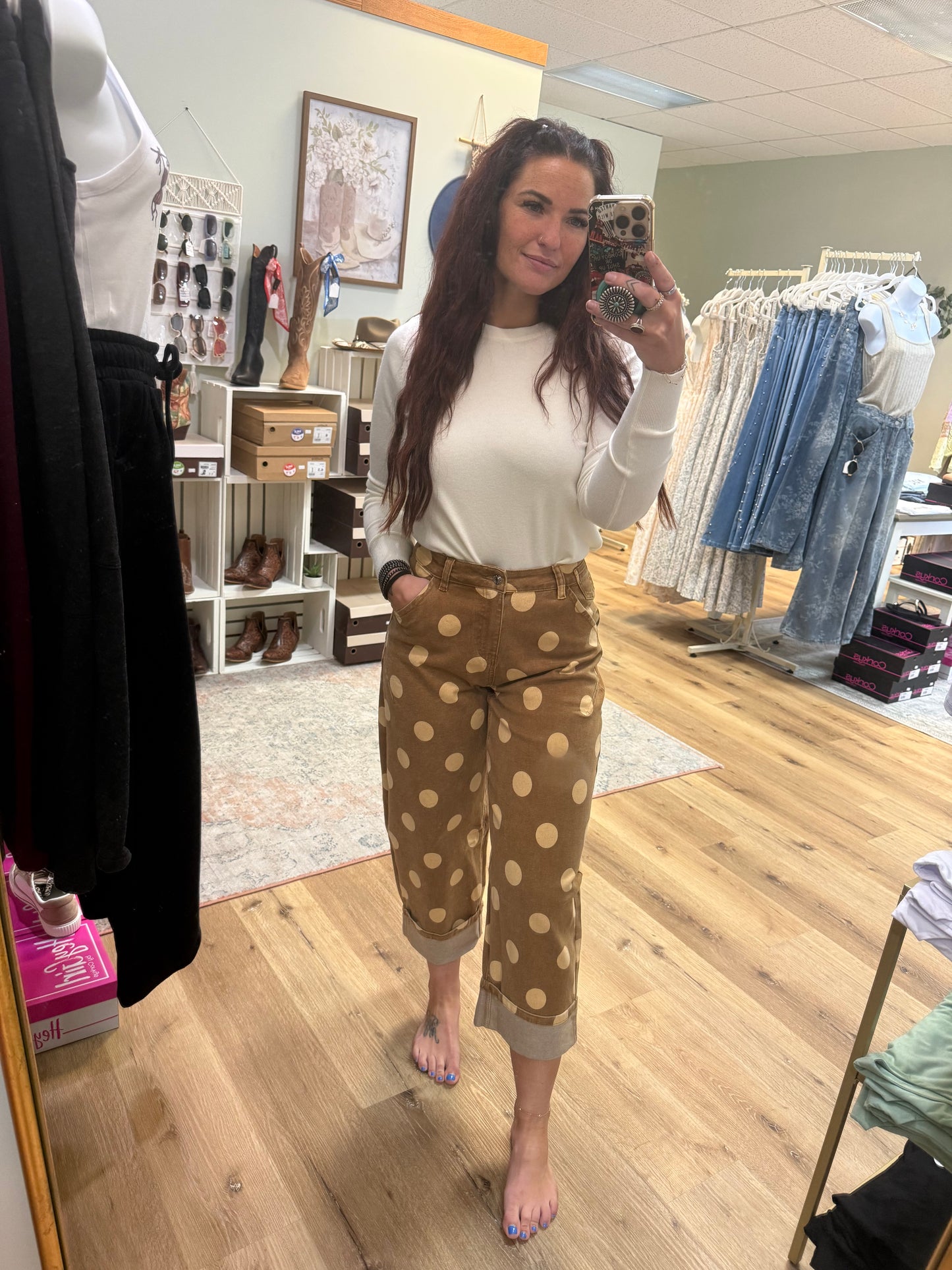 Penny Polka Dot Jeans