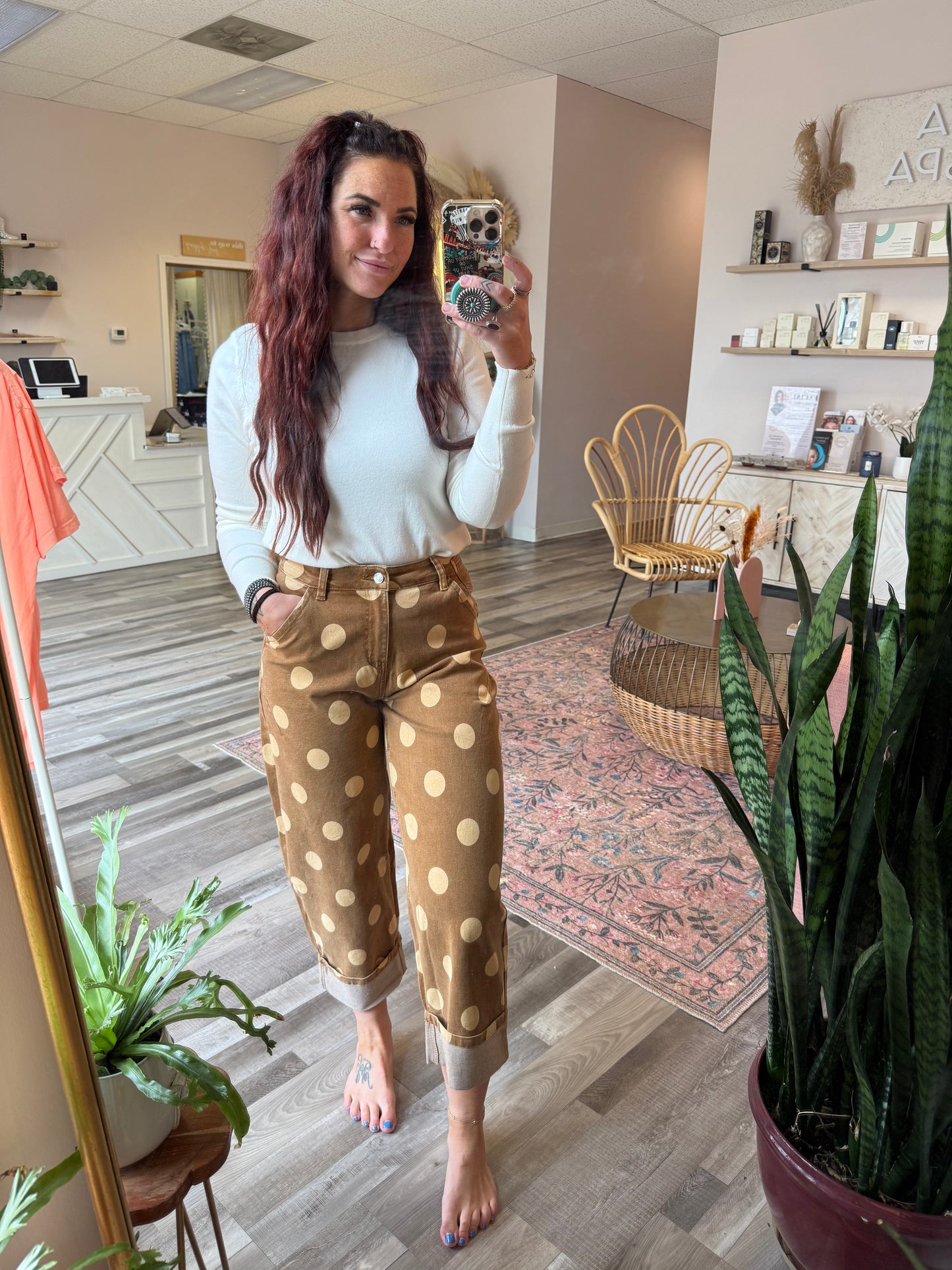 Penny Polka Dot Jeans