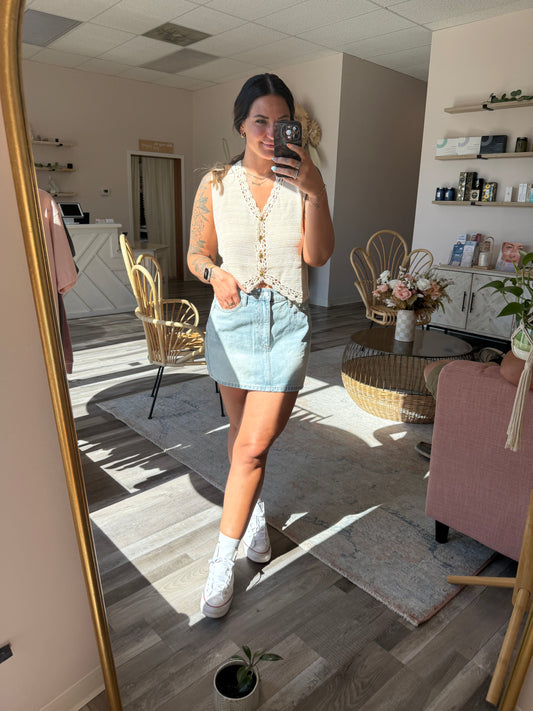 Bobbie Denim Skirt