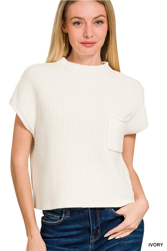 Casey Short Sleeved Sweater