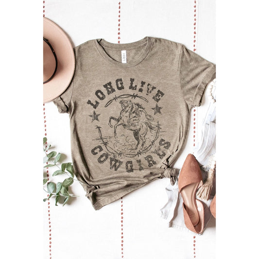 Belle "Long Live Cowgirls" T Shirt