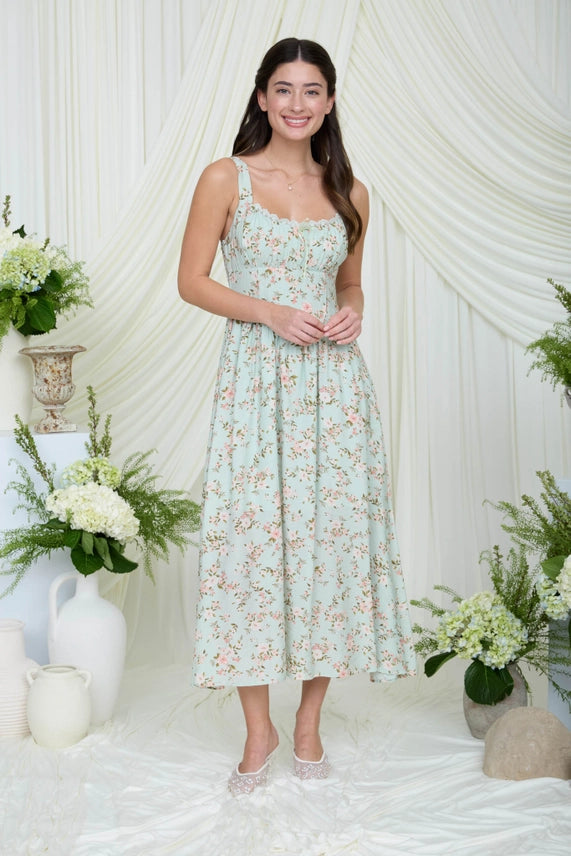 Serenity Midi Corset Dress