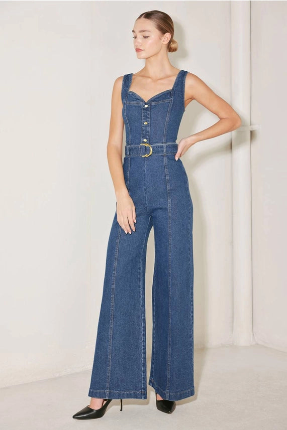 Mallory Denim Jumpsuit