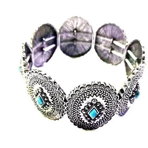 Western Oval Concho Bracelet