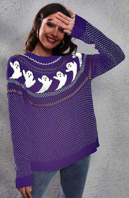 Halloween Ghost Sweater