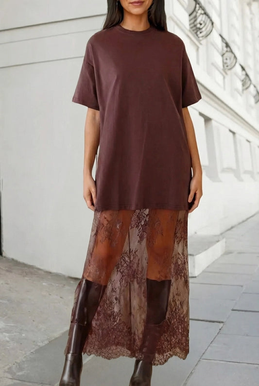Callie Layered Lace Dress
