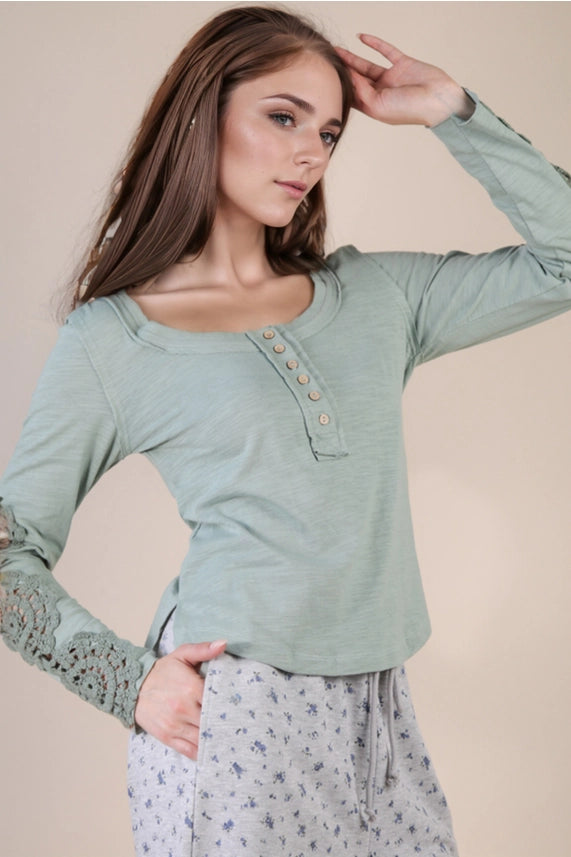 Poppy Henley Top