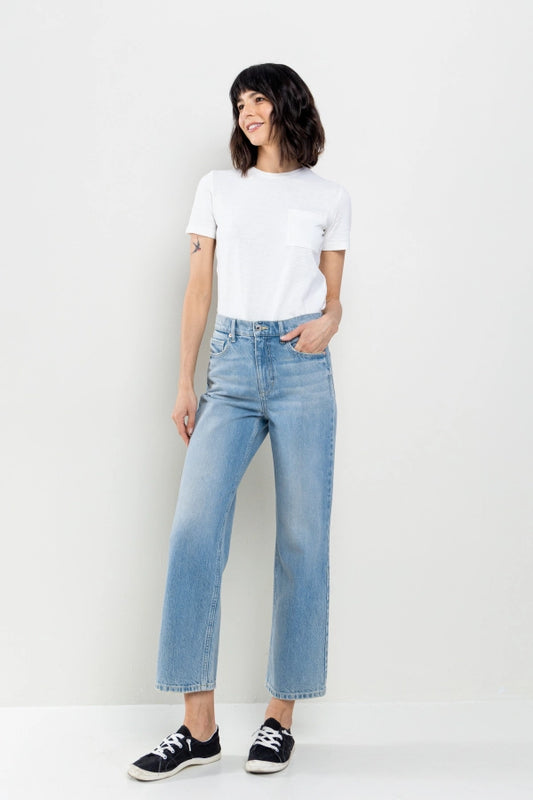 Maizie Vintage High Rise Straight Jeans