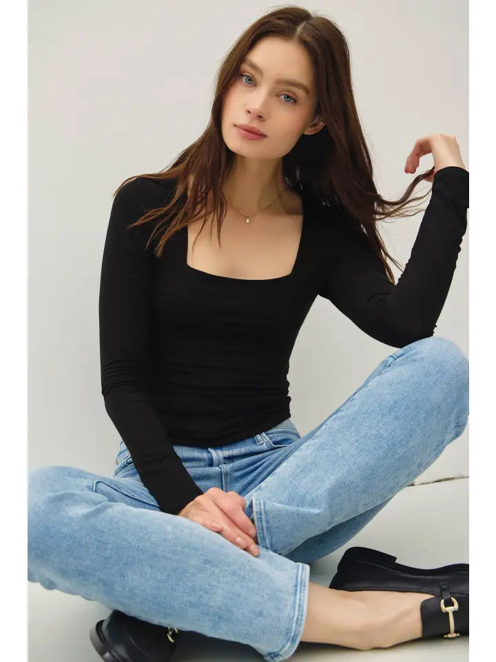 Darcy Square Neck Top