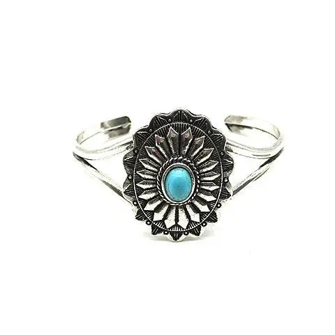 Western Oval Cuff Bracelet