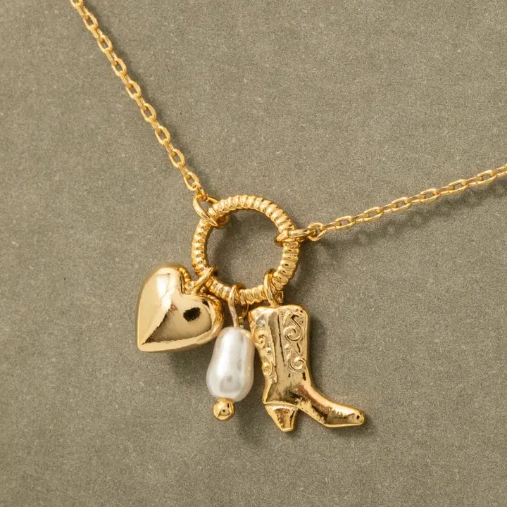 Western Charm Ring Necklace
