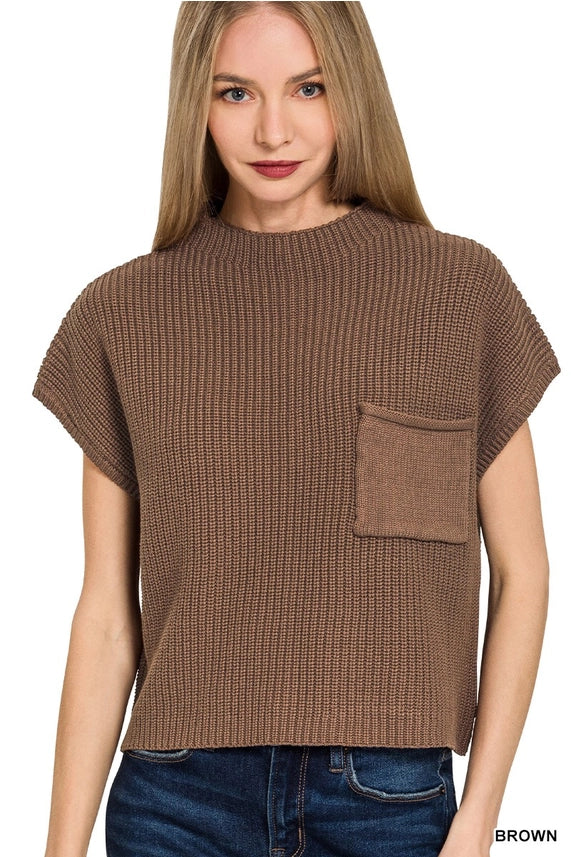Casey Short Sleeved Sweater