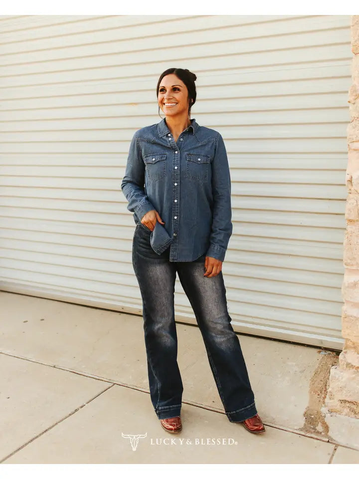 Wren Classic Western Denim Shirt