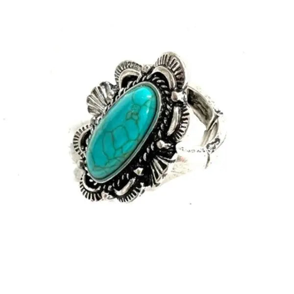 Oval Turquoise ring