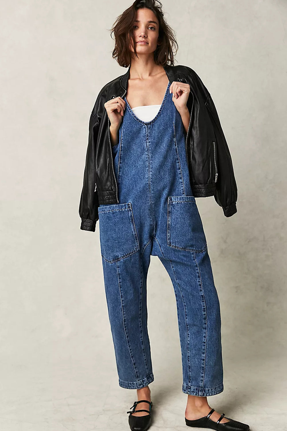 Maggie Denim Overalls