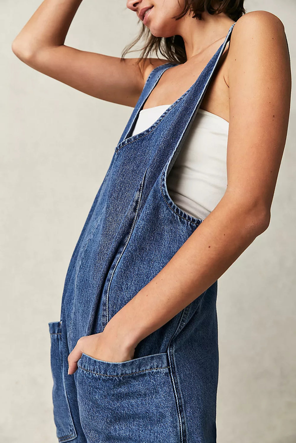 Maggie Denim Overalls