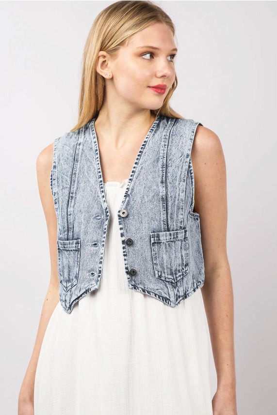 Camila Denim Vest