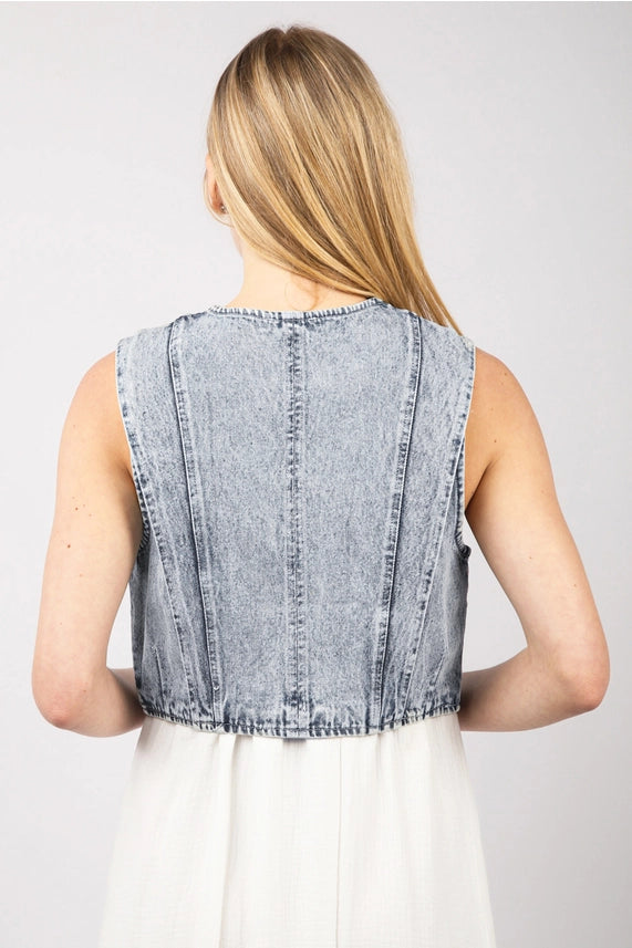 Camila Denim Vest