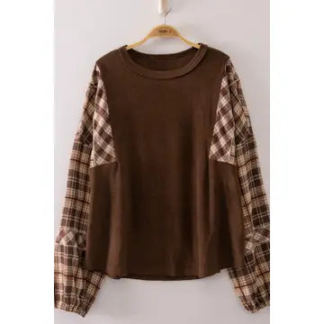 Camdyn Plaid Top
