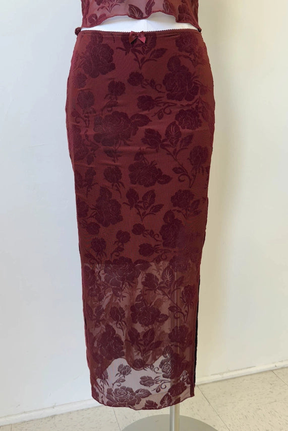 Missy Floral Midi Skirt