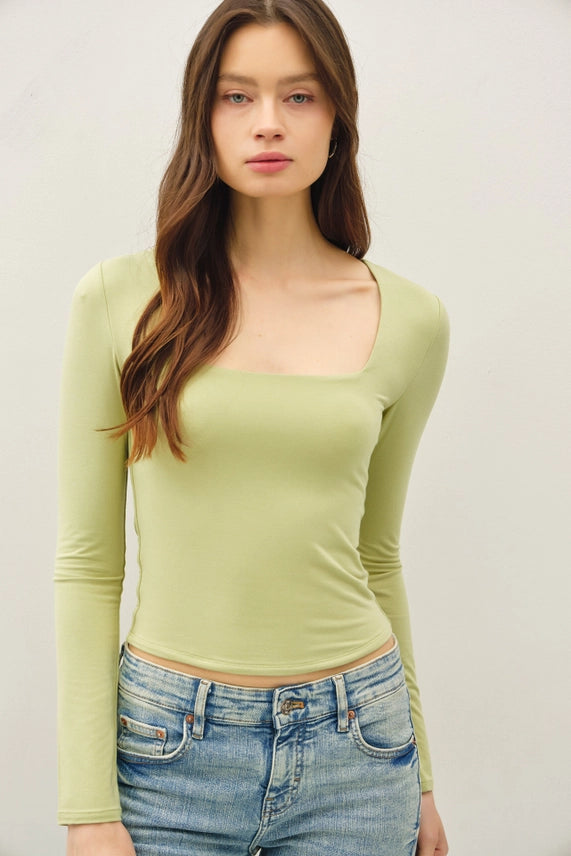 Darcy Square Neck Top