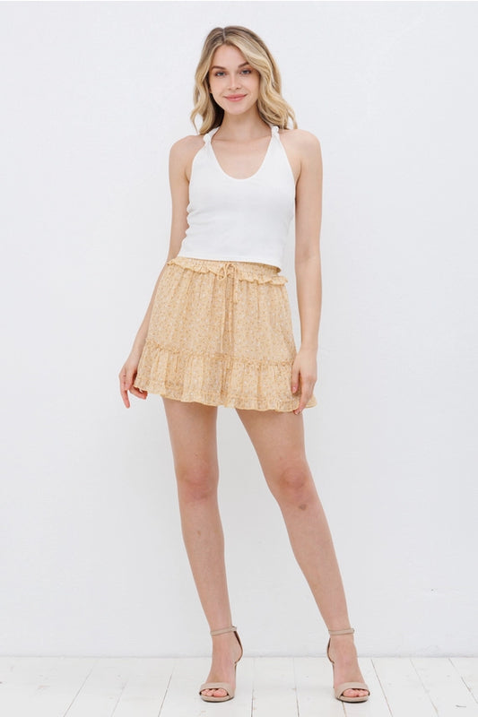 Gemma Floral Mini Skirt