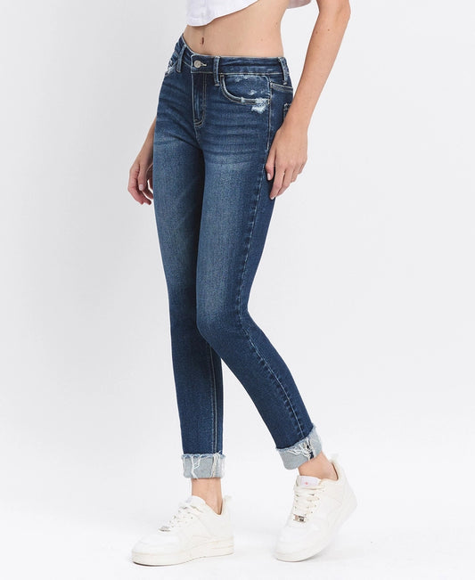 Hailey Mid Rise Skinny Jeans