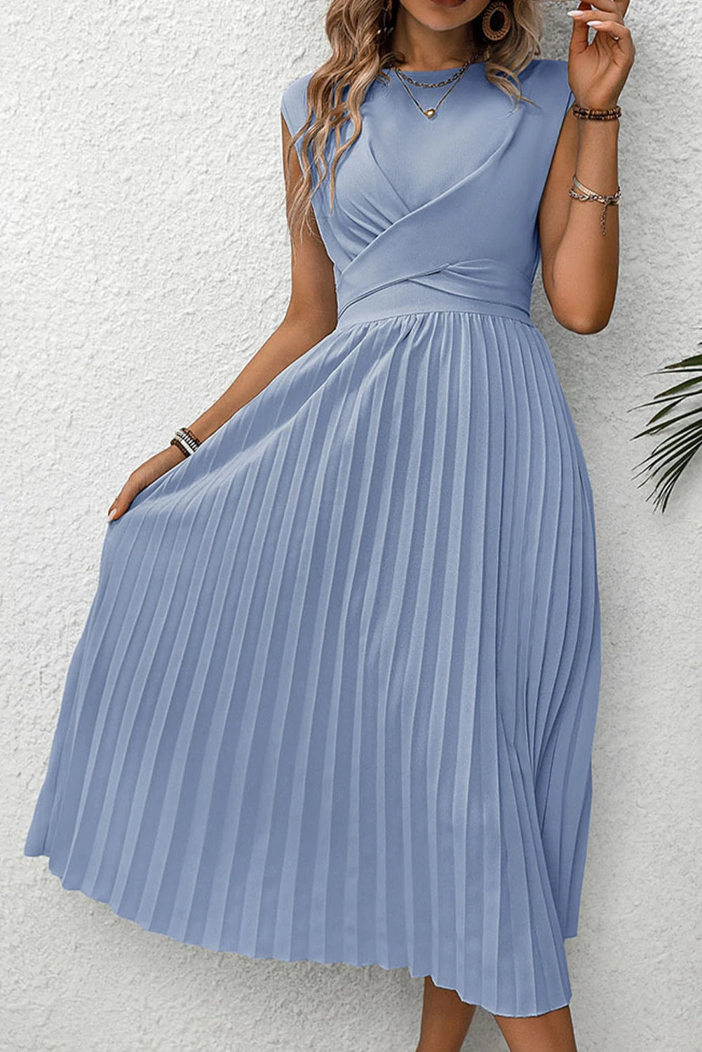 Alexis Pleated Dress