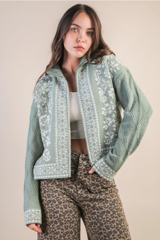 Mimi Zip Sweater