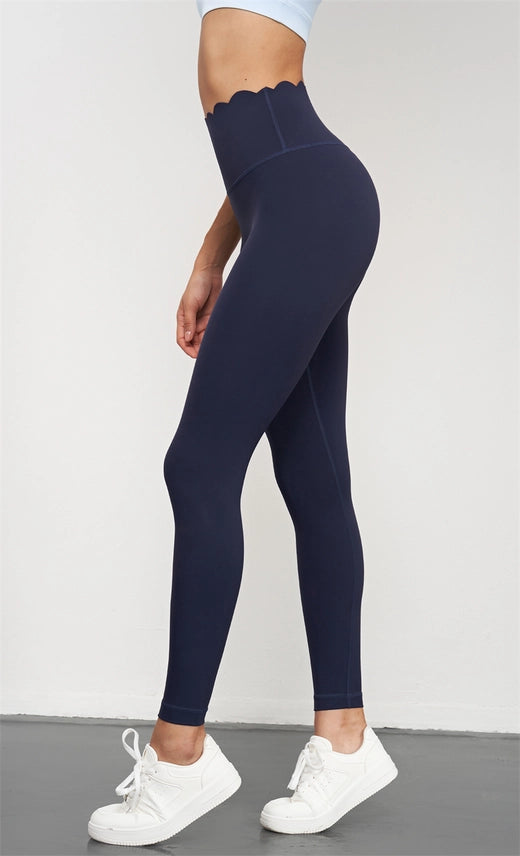 Helena Scalloped Activewear Leggings