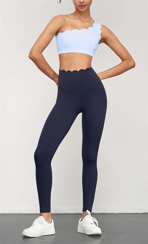 Helena Scalloped Activewear Leggings