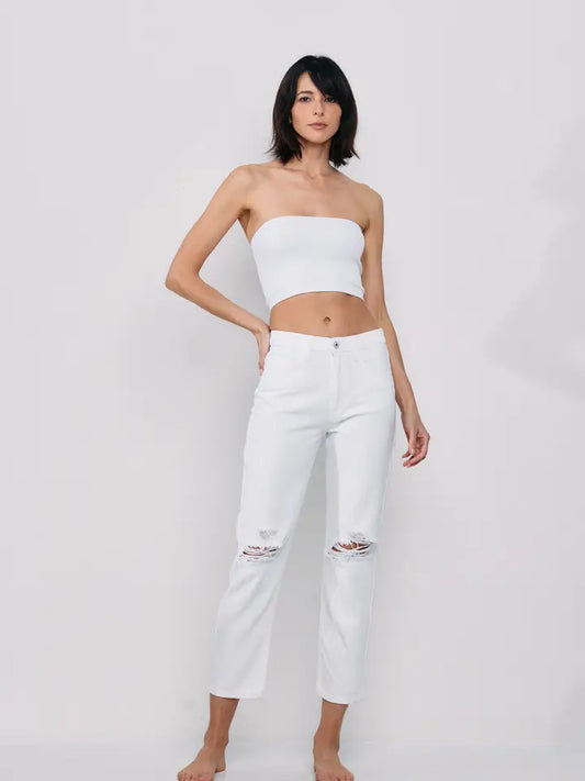 Amayah White Jeans