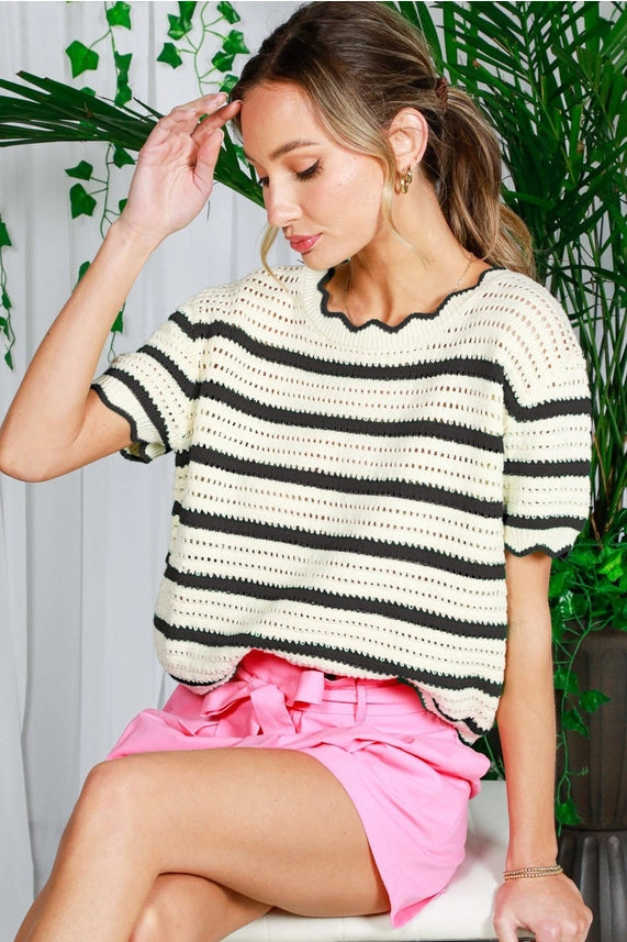 Londyn Striped Sweater