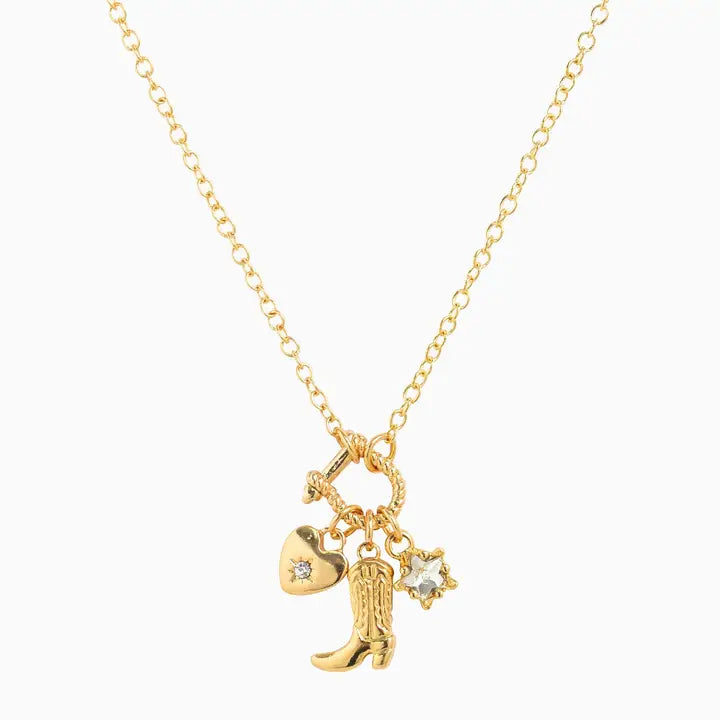 Western Charms Carabiner Necklace
